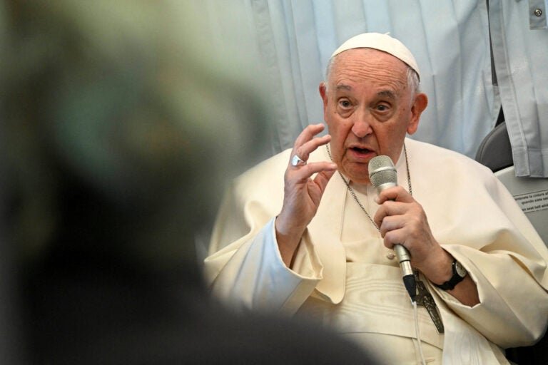 Pope says countries shouldn’t ‘play games’ with Ukraine on arms aid