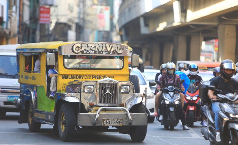 jeepney on the street